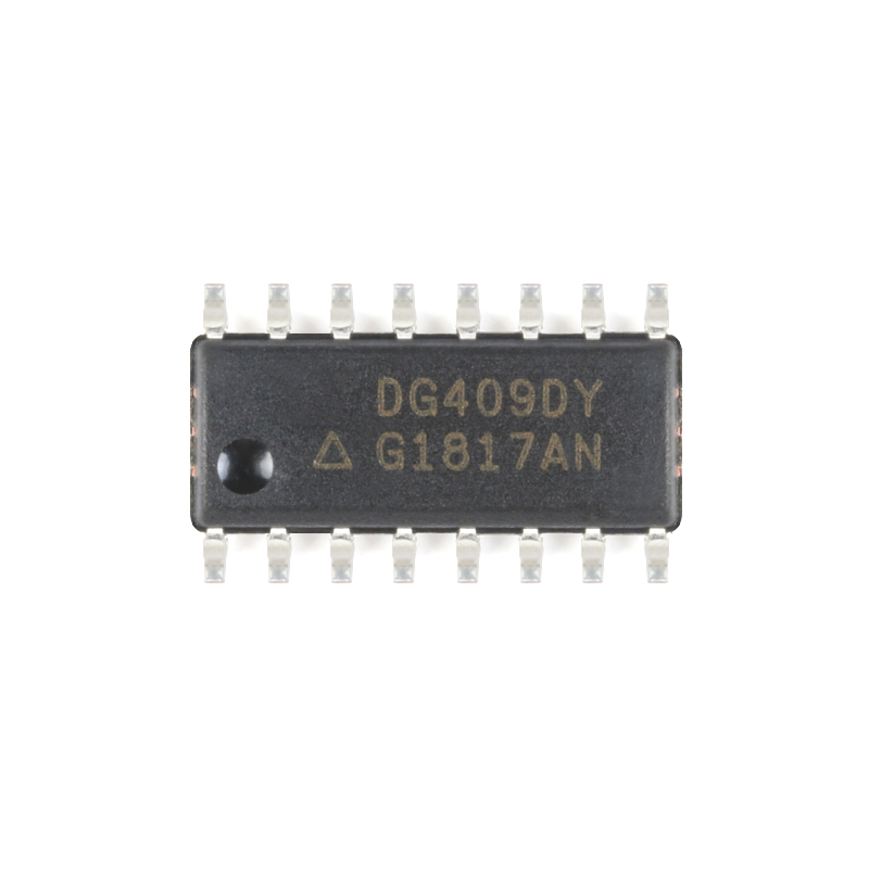 原装正品 DG409DY-T1-E3 SOIC-16 双路4通道CMOS模拟多路复用器 - 图1