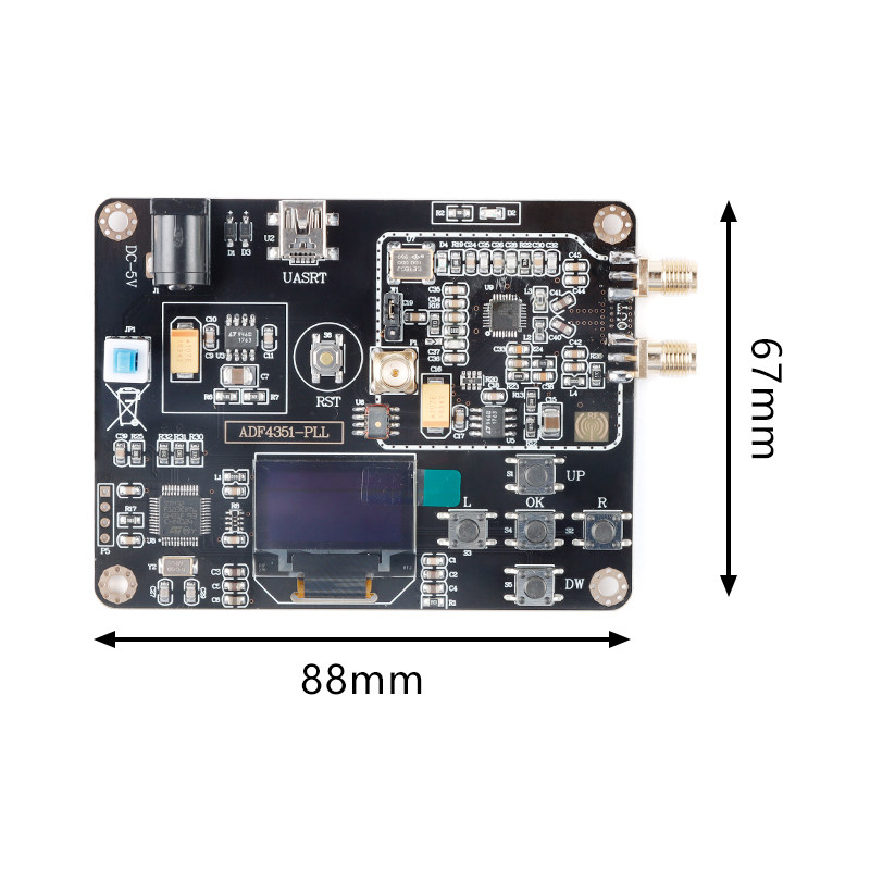 ADF4351板载STM32单片机锁相环模块 35M-4.4G射频信号源 扫频仪_虎窝淘