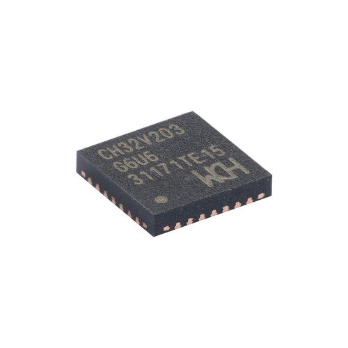 原装正品 CH32V203G6U6 QFN-28 RISC-V内核 32位微控制器-MCU - 图0