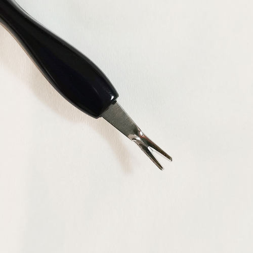 日本指甲边缘去死皮推叉铲V型去倒刺角质甘皮剪家用美甲美容工具 - 图2