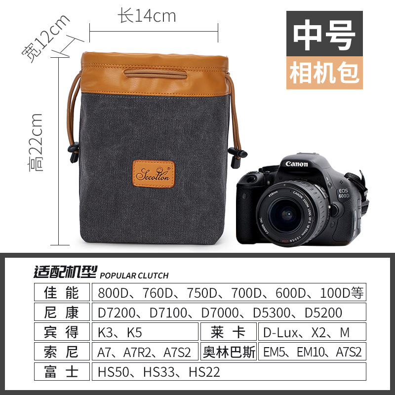 适用索尼ZV-E10 A7C微单相机内胆包A1/a7s3/7SM3/α7SIII相机包A6600 A6100 A6500 A6400 A9保护套相机袋防摔 - 图3