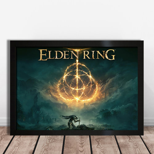 艾尔登法环海报相框装饰挂画老头环游戏墙贴图Elden Ring周边壁纸 - 图0