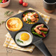Supor home-made breakfast frying pan with fried eggs