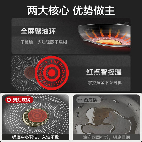 Supor pan household poly-oil non-stick pan