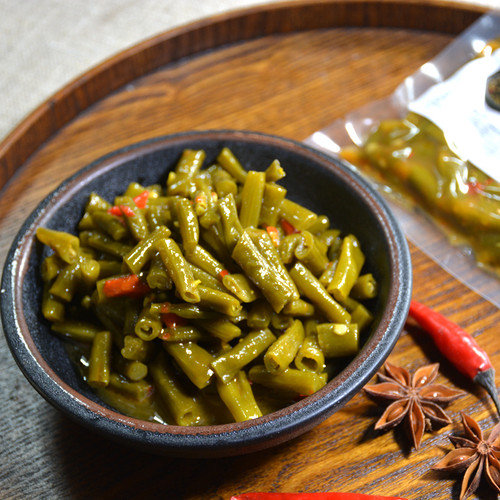 忆漓江 酸辣豆角正宗农家泡酸豇豆螺蛳粉配料下饭小菜独立袋装 - 图2