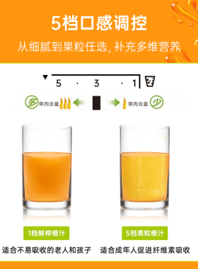 博朗渣汁分离橙汁柠檬榨汁机