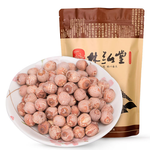 林弘堂 特级带芯红莲子500g*2袋装 粉糯新莲干货有芯湘莲湘潭特产 - 图0