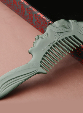 青玉头部防静电古装新疆和田玉