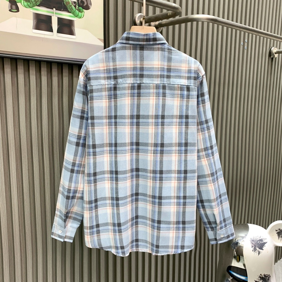 美式复古百搭格子长袖衬衫外套男女宽松衬衣潮流休闲上衣,淘宝优惠券,粉丝福利购,淘宝优惠卷