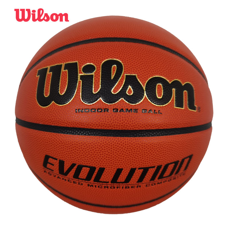 Wilson威尔胜篮球Evolution超纤皮料7号室内专业比赛篮球WTB0516 - 图0