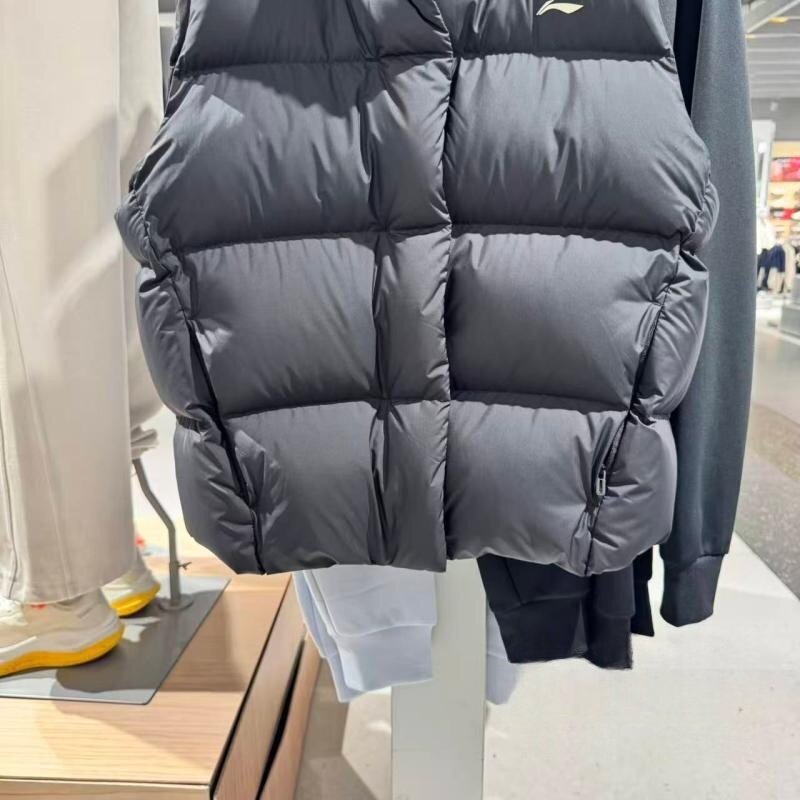 李宁女子2025冬季新款训练健身系列运动休闲羽绒马甲外套 AMRV124,淘宝优惠券,粉丝福利购,淘宝优惠卷