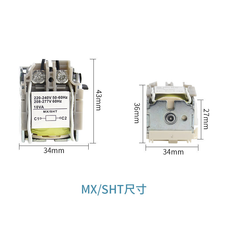 分励脱扣MX/SHT施耐德断路器配NS CVS NSX分离线圈辅助触点AC220V - 图0