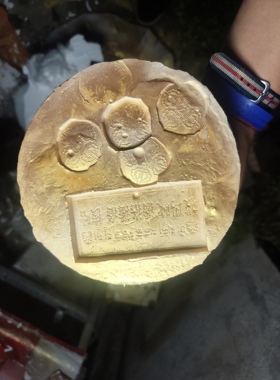 千佛塔带1000尊地藏菩萨种子字石膏材料制作千佛塔模具