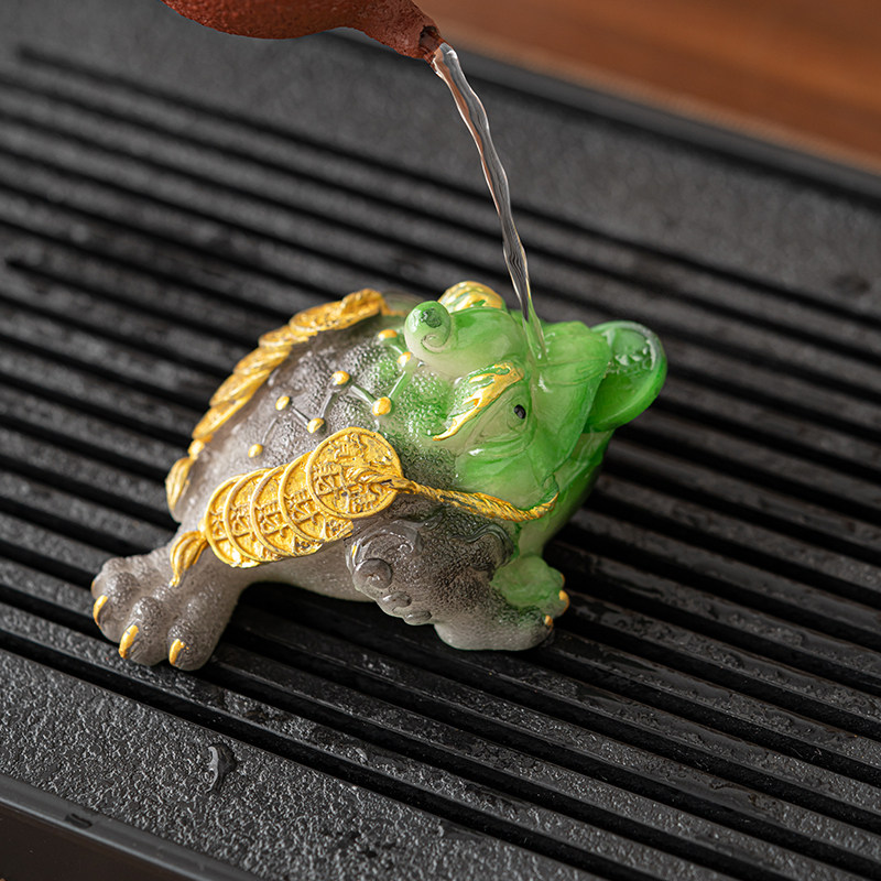 变色茶宠摆件精品可养茶台茶桌茶盘用品貔貅茶玩招财金蟾茶具配件,淘宝优惠券,粉丝福利购,淘宝优惠卷