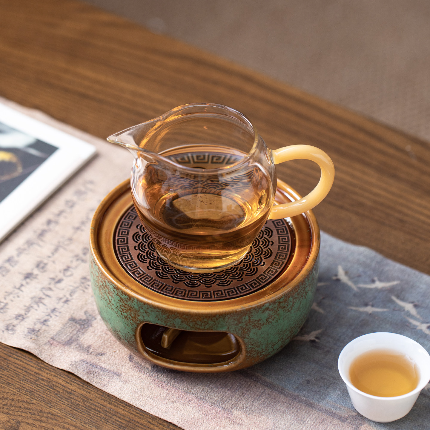 晨翔窑变温茶炉小火炉蜡烛煮茶底座保温暖茶器提香器烘茶围炉煮茶,淘宝优惠券,粉丝福利购,淘宝优惠卷