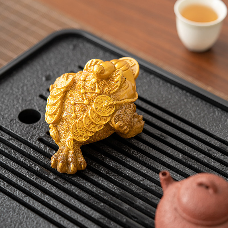变色茶宠摆件精品可养茶台茶桌茶盘用品貔貅茶玩招财金蟾茶具配件,淘宝优惠券,粉丝福利购,淘宝优惠卷
