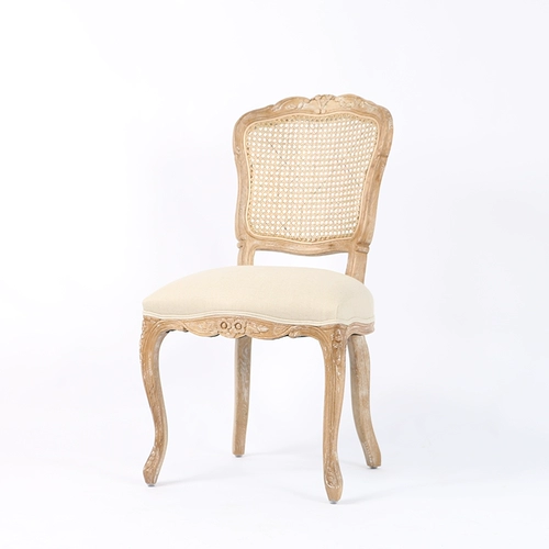 Французский европейский стиль ретро сельский сельский магистральный стул, столовый стул, стул с твердым деревом компьютерным креслом