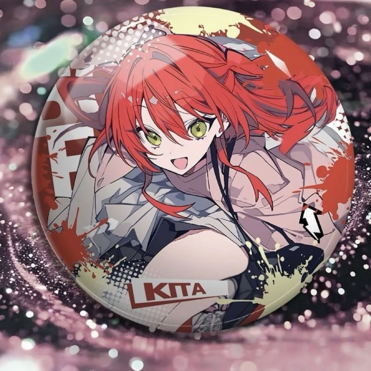 孤独摇滚吧唧后藤一里胸针虹夏山田凉喜多周边马口铁亮膜徽章谷子,淘宝优惠券,粉丝福利购,淘宝优惠卷