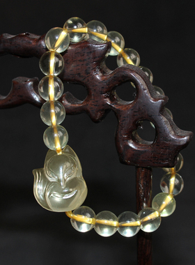 小狐仙单圈手串天然黄水晶