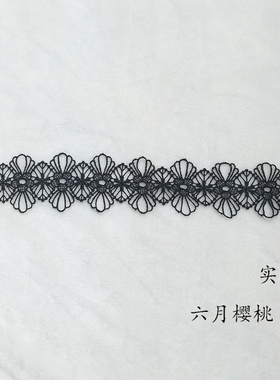 韩国手工镂空花朵甜美复古项圈