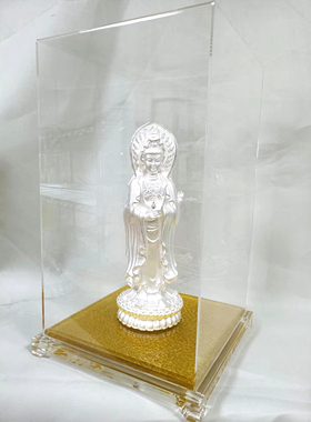 摆件纯银观音菩萨供奉佛像