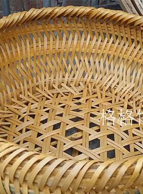 竹制品竹编竹篓竹篮子摘菜花