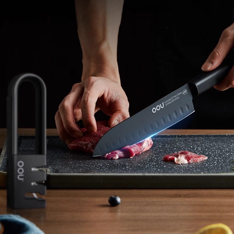 OOU家用陶瓷磨刀器多功能厨房钨钢磨菜刀磨刀石棒磨剪刀,淘宝优惠券,粉丝福利购,淘宝优惠卷