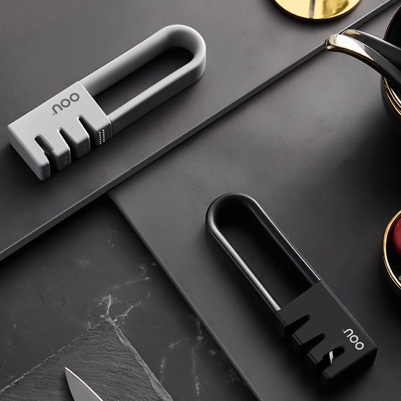OOU家用陶瓷磨刀器多功能厨房钨钢磨菜刀磨刀石棒磨剪刀,淘宝优惠券,粉丝福利购,淘宝优惠卷
