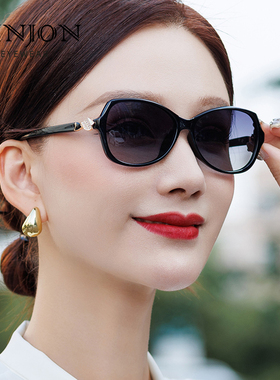 防紫外线高级感女偏光墨镜太阳镜