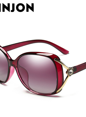 新款韩版潮人水钻女士偏光墨镜