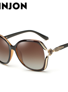 新款偏光太阳镜女潮镶钻明星款