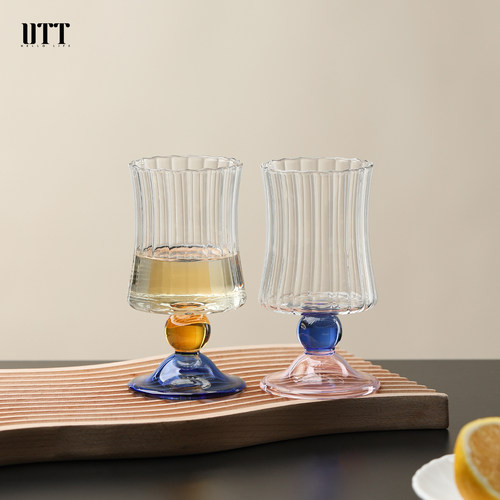 复古酒杯中古热红酒杯鸡尾酒杯咖啡杯高硼硅耐热玻璃杯子高颜值 - 图3