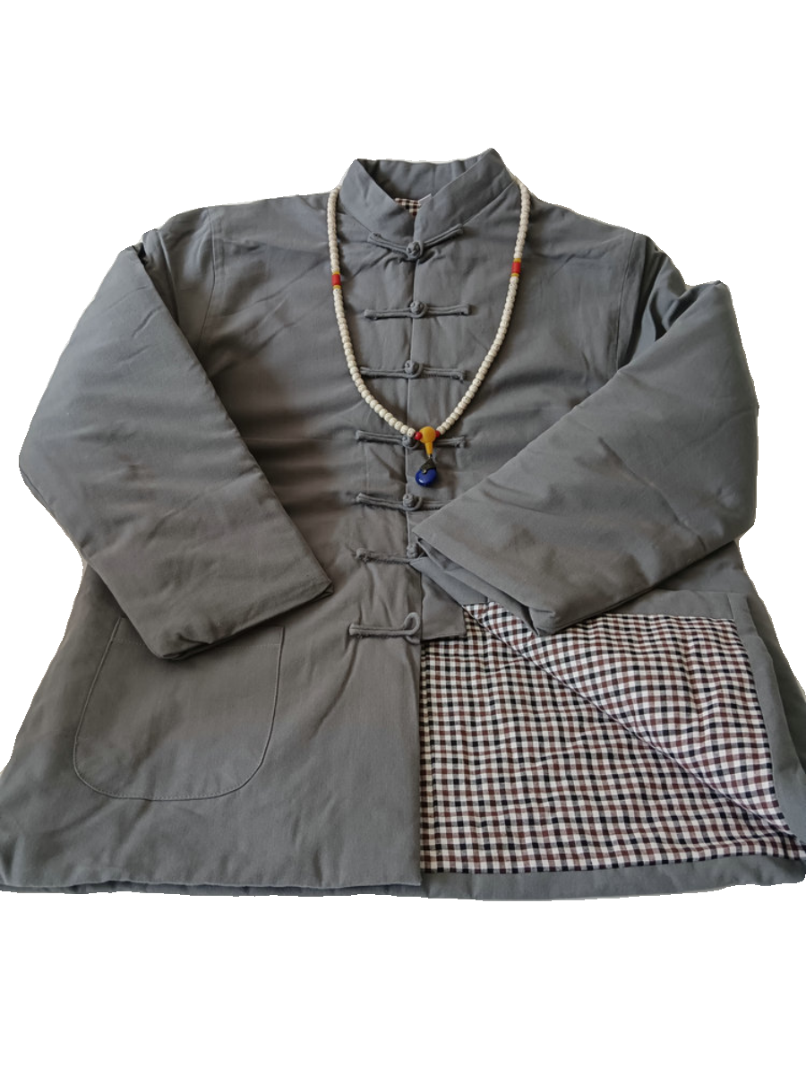 中国风纯棉老粗布唐装男棉袄中式立领盘扣棉衣复古冬季棉服外套,淘宝优惠券,粉丝福利购,淘宝优惠卷