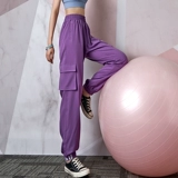 的确奇 Летние трендовые штаны для отдыха, свободный крой, высокая талия, для бега, по фигуре