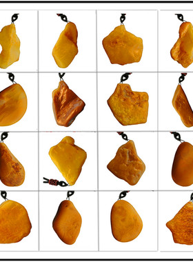 挂件吊坠玉石黄腊原石毛衣链籽料