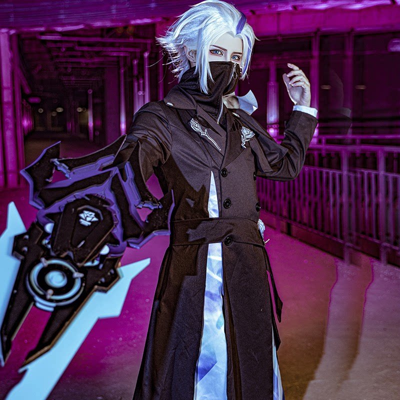 王者荣耀cos服兰陵王cos默契交锋玫瑰行动兰陵王cosplay游戏服饰