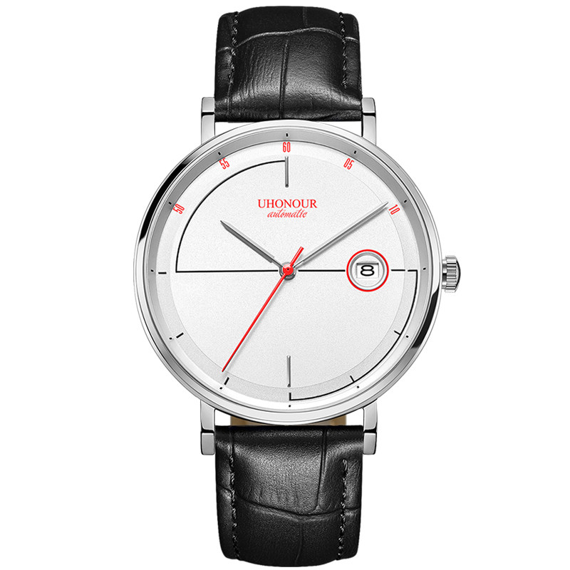 瑞士宇赫男士防水机械表全自动机芯 宝梭易思捷国产腕表