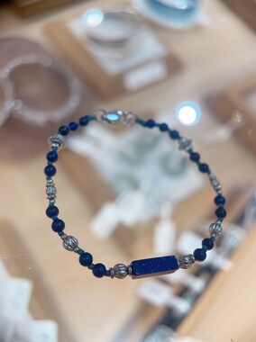 天然青金石手链简约文艺小众