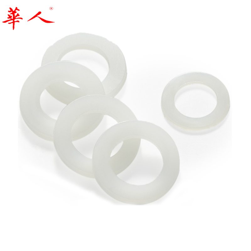 华人 尼龙垫片塑料平垫圈绝缘 平垫塑胶垫圈 M2-3-4-5-6-8-10-12 - 图3
