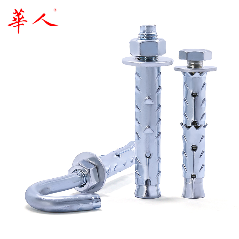 镀锌穿山刺膨胀螺丝鱼鳞拉爆膨胀管空心砖泡沫砖轻质专用膨胀螺栓