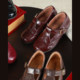 Big Ear Elephant Girls Hollow Lace Leather Shoes 2026 Spring New Baoer Anti-Slip Rubber Temperament Casual Shoes