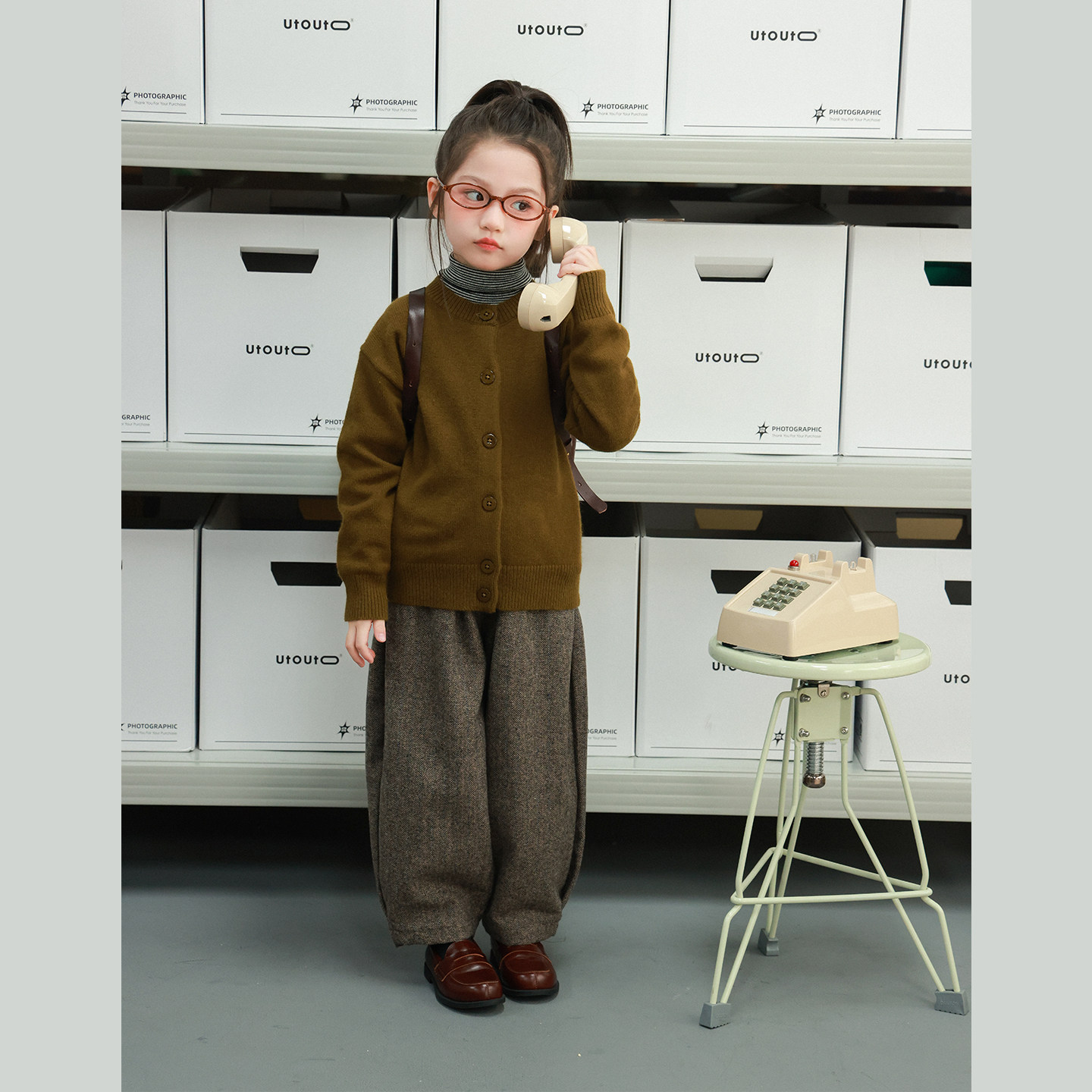 大耳象女童加绒收口灯笼裤冬季新款宝儿休闲百搭厚裤子羊毛混纺,淘宝优惠券,粉丝福利购,淘宝优惠卷