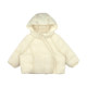 Utouto ລະດູຫນາວສາມສີ oblique placket hooded ລົງ jacket