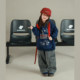 ຫູໃຫຍ່ Elephant Girls Hooded Printed Velvet Sweatshirt Winter New Style Baoer Casual Versatile Warm Loose Thick Top