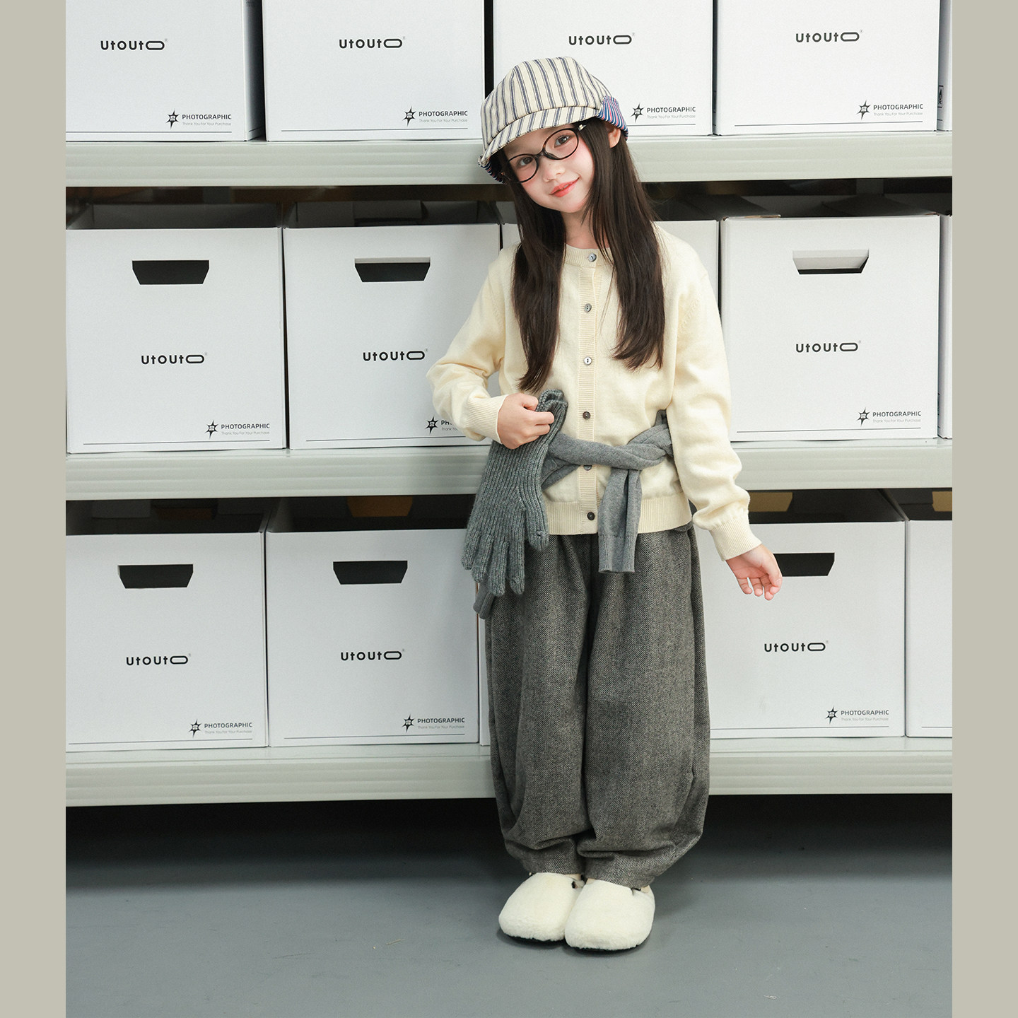 大耳象女童加绒收口灯笼裤冬季新款宝儿休闲百搭厚裤子羊毛混纺,淘宝优惠券,粉丝福利购,淘宝优惠卷