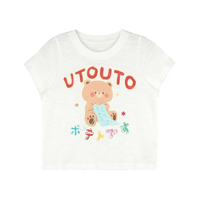 大耳象女童卡通印花T恤夏季新款儿童纯棉休闲短袖上衣,淘宝优惠券,粉丝福利购,淘宝优惠卷