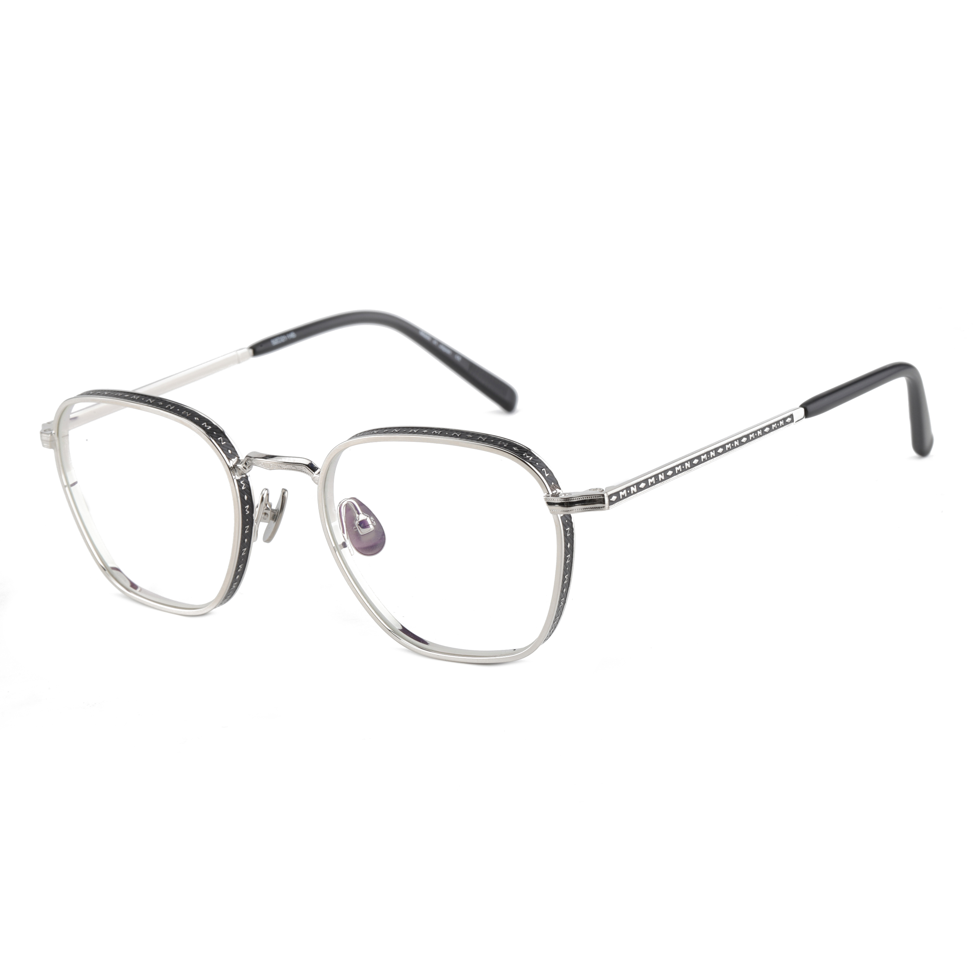 MATSUDA松田眼镜日本手作近视镜架男复古金属多边形眼镜框女M3101