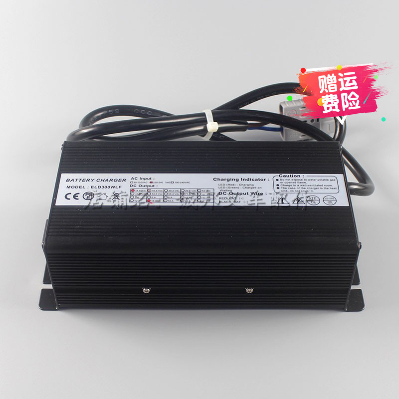 12V15A半电动堆高车外置充电机中力搬运车充电器24V电动叉车配件