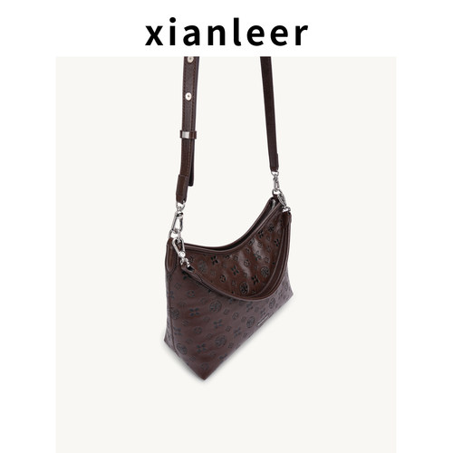 XIANLEER香蕾尔女包2026新款轻奢质感时尚斜跨托特包腋下包单肩包 - 图1