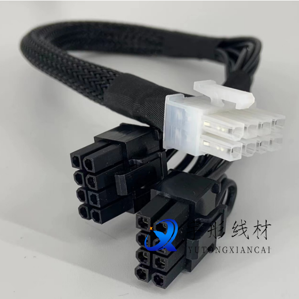 华为RH2288H V5 V2 V3服务器专用GPU电源线8P转双8PIN显卡供电线-图0